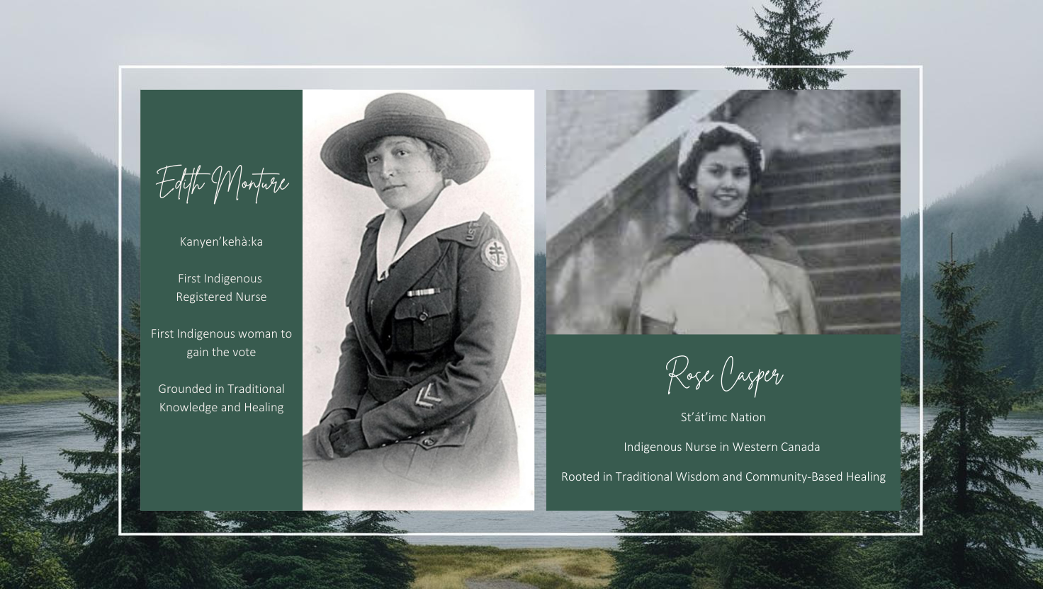 Edith Monture and Rose Casper